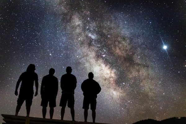 best time to stargaze in moab wilderness park