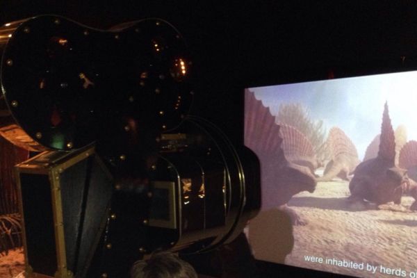 3d theater at dinosaur museum in moab