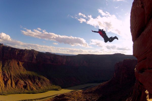 base adventures base jumping in moab