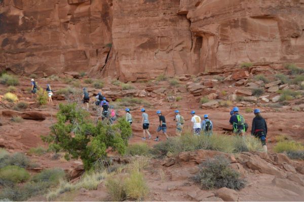 canyon tours moab rock climbing
