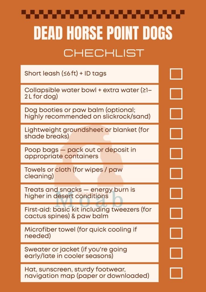 Dead Horse Point Dogs - Checklust