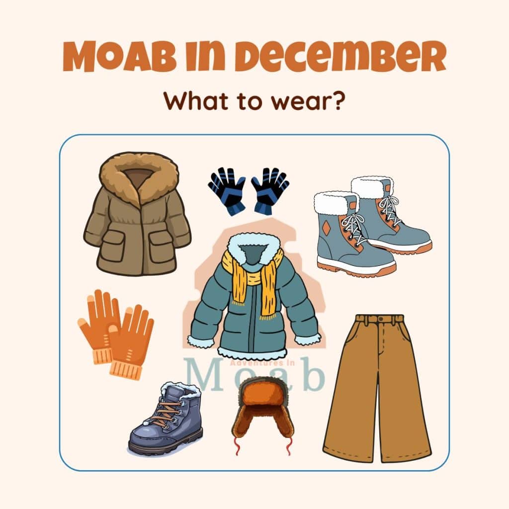 What to wear in Moab - December
