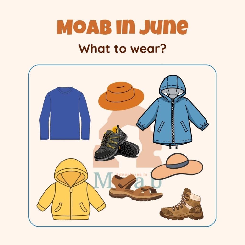 What to wear in Moab - June