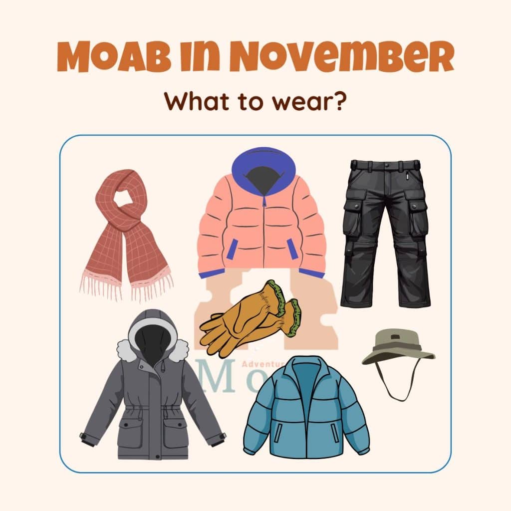 What to wear in Moab - November