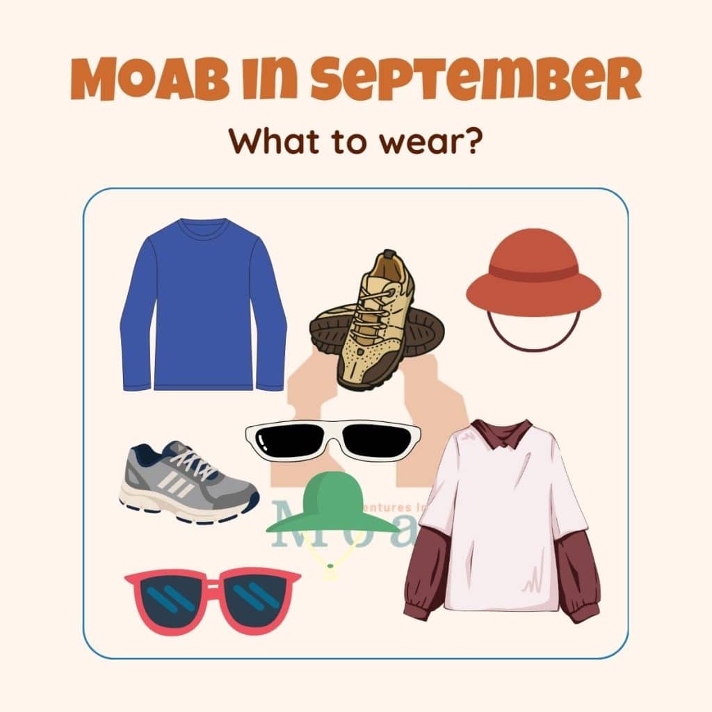 What to wear in Moab - September